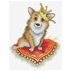 Набор для вышивания Жар-Птица "Королевский корги", 17x22 см