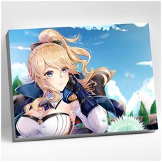 Картина по номерам 30х40 см Аниме Геншин Импакт Genshin Impact Джин (28 цветов) CHR0162 Molly