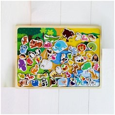 Конструктор магнитный "Зоопарк" (1 шт.) Pro Market