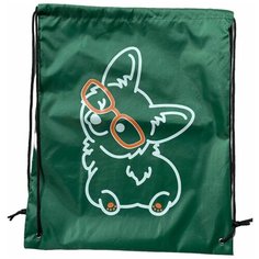 Мешок для обуви «dog» (цвет зеленый) Банные секреты