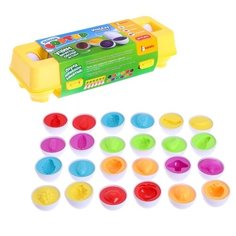 Развивающая игрушка Zabiaka Сортер яйца: фрукты 6852547, разноцветный