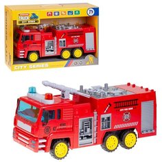 Машина Спецтехника "Пожарная машина", инерционная, 35 cм, свет и звук Shantou Gepai