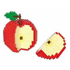 Конструктор 3D из миниблоков DAIA Фрукты Яблоко 604 элементов - DI668-82