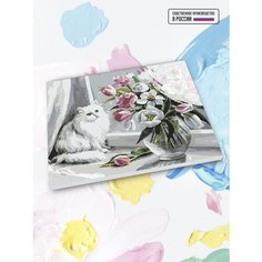 Картина по номерам Весна На Окошке, 40 х 50 см