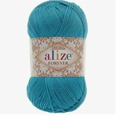 Пряжа Alize Forever ализе форевер 50 г/300 м (100% микрофибра) 16 Голубой Сочи