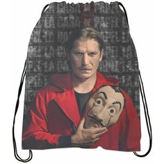 Мешок-сумка для обуви Бумажный дом - La casa de papel № 19 Bugrikshop