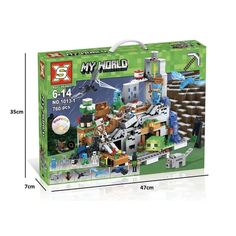 Конструктор MY WORLD Горная пещера 760 деталей Toys