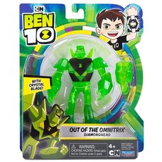 Ben 10 "Фигурка Алмаз с высотой 12.5 см с аксессуаром" OUT OF THE OMNITRIX DIAMONDHEAD / 76157