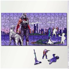 Пазл из дерева с фигурками, 230 деталей, 46х23 см игры Shadow Dancer - 5421 Puzzle Wood