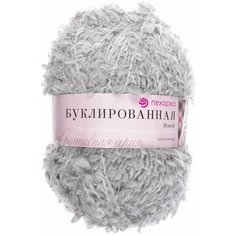 Пряжа Пехорка Буклированная 276 перламутр 30% мохер, 20% шерсть, 50% акрил 200г 220м 1шт