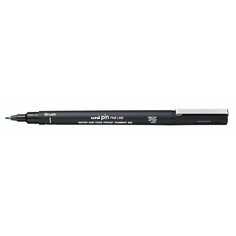 Линер PIN brush (кисть) - 200(S), чёрный Uni Mitsubishi Pencil