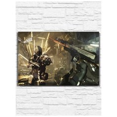 Картина по номерам на холсте игра Deus Ex Mankind Divided (PS, Xbox, PC, Switch) - 9821 Г 30x40