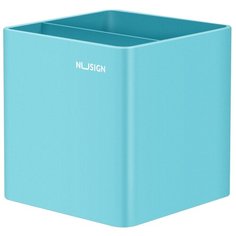 Подставка Deli NS011Blue Nusign 2отд. для пишущих принадлежностей 84х84х86мм синий пластик