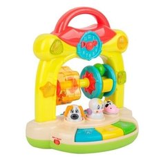 Интерактивная игрушка на батарейках 00029-ZYE в коробке Веселые нотки, русск озвуч, названия животных, свет, в коробке 173458ZY Zhorya