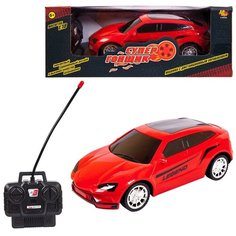 Машинка на радиоуправлении Abtoys Супер Гонщик, красная C-00359/красная