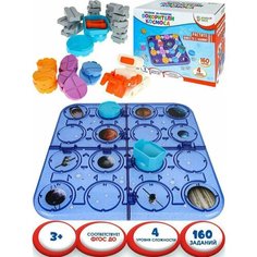 Головоломка Bright Kids "Веселое IQ-развитие" Покорители космоса (4 уровня сложности, 160 заданий) (ИК-8715)