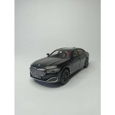 Коллекционная машинка игрушка металлическая BMW M8 для мальчиков масштабная модель 1:24 черная Alexplay