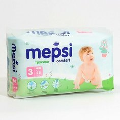 Подгузники-трусики размер M (6-11), 28 шт Китай
