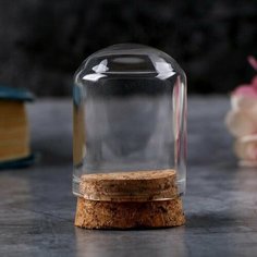 Основа для творчества и декора - клош, набор 6 шт, размер 1 шт. 3,5 х 6 х 3,5 см Китай