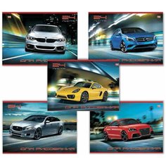 Альбом для рисования, А4, 24 листа, обложка офсет, HATBER VK, 205х290 мм, "Мотошоу", 24А4, А33067