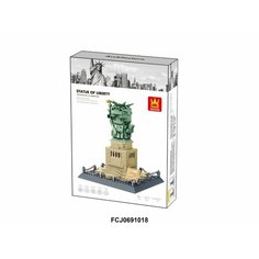 Интерьерный конструктор Статуя Свободы, Америка, Нью- Йорк, Wange Архитектура мира, 414 шт