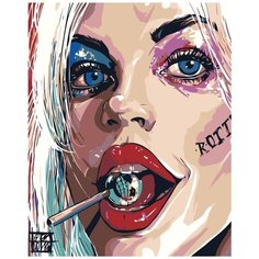 Картина по номерам Яркая девушка 40х50 см АртТойс