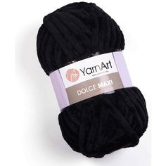 Пряжа YarnArt Dolce MAXI черный (742), 100%микрополиэстер, 70м, 200г, 3шт