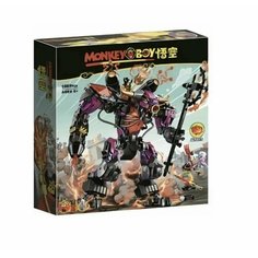 Конструктор Monkey Boy "Царь быков" с LED-элементами 11543 1067 деталей Lion King