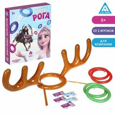 Настольная игра "Ловкие рога" Холодное сердце, р-р 16,4х13,9х3,1 9032254 Disney