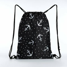 Мешок для обуви на шнурке, цвет чёрный Gold Seller