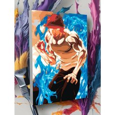 Картина по номерам Боец Баки Ханма Аниме Hanma Baki anime Круто красим