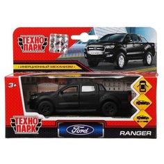 Модель SB-18-09-FR-N(BL-MATTE)-WB FORD Ranger пикап черный матовый Технопарк в коробке