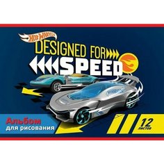 Альбом для рисования Hot Wheels 12 листов (HW А12-001) Priority