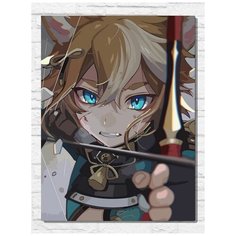 Картина по номерам на холсте игра Genshin Impact - 11373 В 30x40