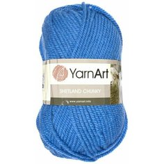 Пряжа YarnArt Shetland Chunky: 626 голубой / 3 шт / 150 м / 100 г / виржин шерсть 50%, акрил 50%