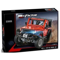 Детский Конструктор DECOOL 33005 MecFactor Rubicon Jeep Wrangler "Внедорожник"1287 деталей подарок Jisi Bricks (Decool)