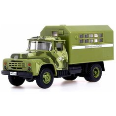 Машинка ЗИЛ 130 военный ВС РФ свет, звук 20 см. 1/34 (9710C) Play Smart