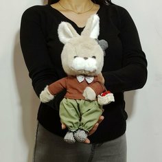 Мягкая игрушка "Заяц мальчик" Koko Toys