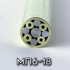 Мозаичный пин МП6-18 диаметром 6мм, Заготовка для рукояти ножа, поделок, хобби, творчества! Knife Make