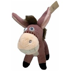 Мягкая плюшевая игрушка милый ослик 25 см китай