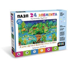 Пазл Origami Baby Games, Виммельбух, Пруд, 07659, 24 дет., зеленый