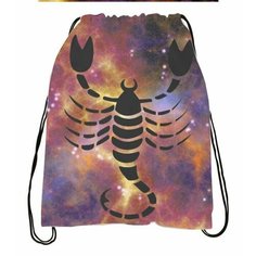 Сумка-мешок для обуви со знаком зодиака Скорпион №5 Migom