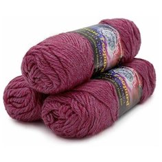 Пряжа Color City Snow Leopard (Белый леопард) 2939 сухая роза 30% мохер, 60% австралийский кашемир, 10% акрил 100г 180м 5шт