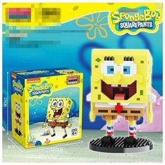 Конструктор 3D из миниблоков Губка Боб Нет бренда