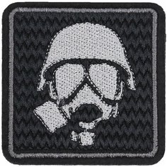 Нашивка, шеврон, патч (patch) Метро 2033, размер 6*6 см, 1 шт. Нет бренда