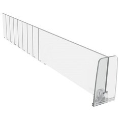 Разделитель DIV60-ВT60 с переднем ограничителем 60 мм, дл.185-385мм,40шт/уп Noname