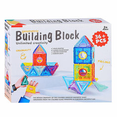 Конструктор 2020 "Строительная геометрия" (34 дет.) в коробке Oubaoloon