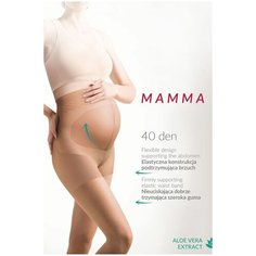 Колготки Gabriella 109 Mamma 40 den Neutro, размер 3, цвет: Телесный