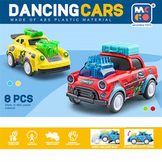 Машинка-танцующая Dancing Car 12см / инерционная / режим качания / в ассортименте без бренда
