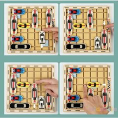 Игра-головоломка "Парковка автомобилей" Азбука Мед